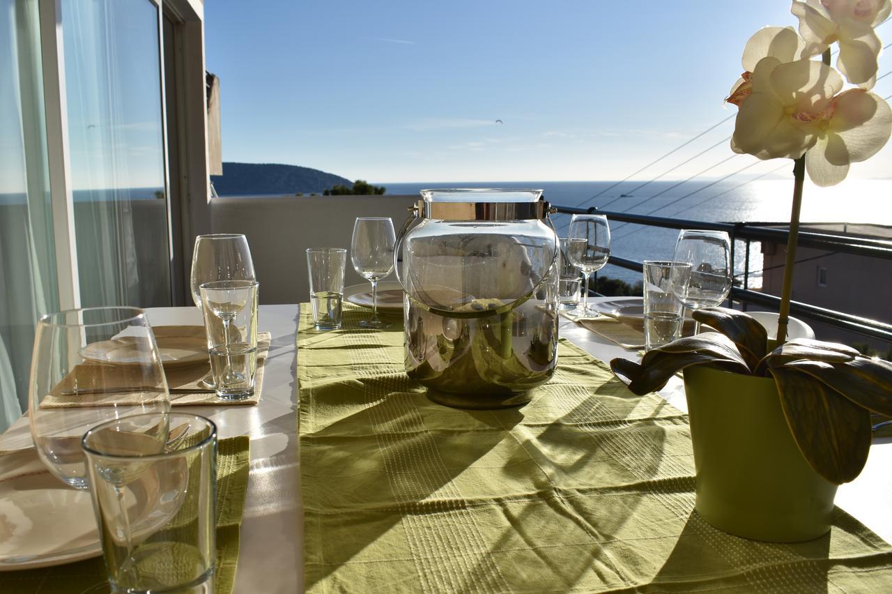 El Mar, 2 Bdr Seaview Apartment, 7 Min From Beach Lagonisi Extérieur photo
