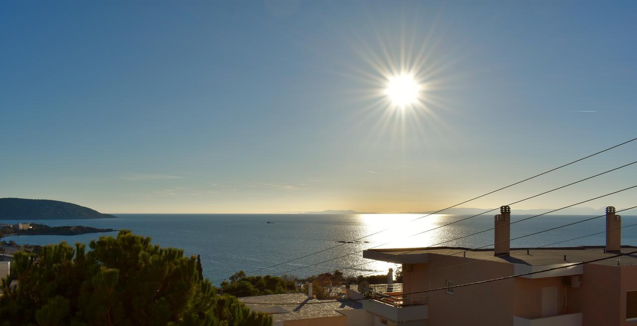 El Mar, 2 Bdr Seaview Apartment, 7 Min From Beach Lagonisi Extérieur photo